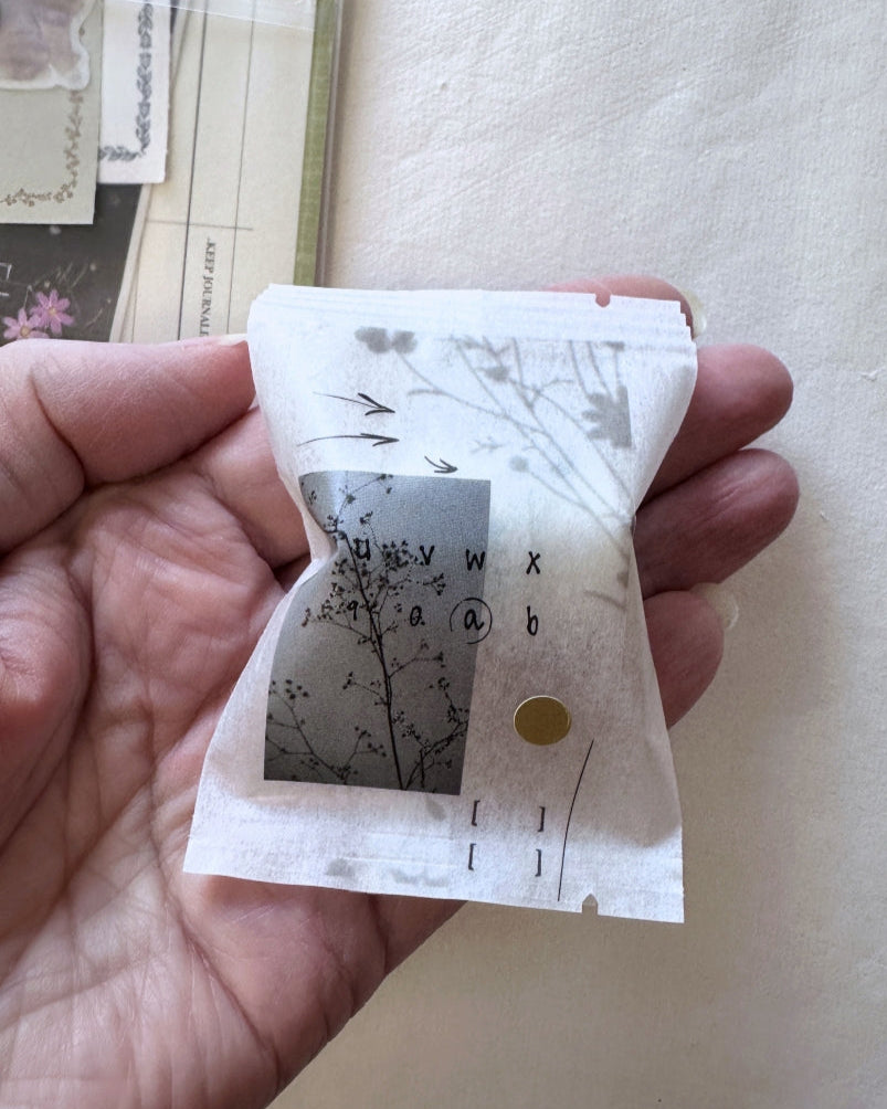 Tomato Jam Girl - Plant Light & Shadow Tape series PET tapes SAMPLES