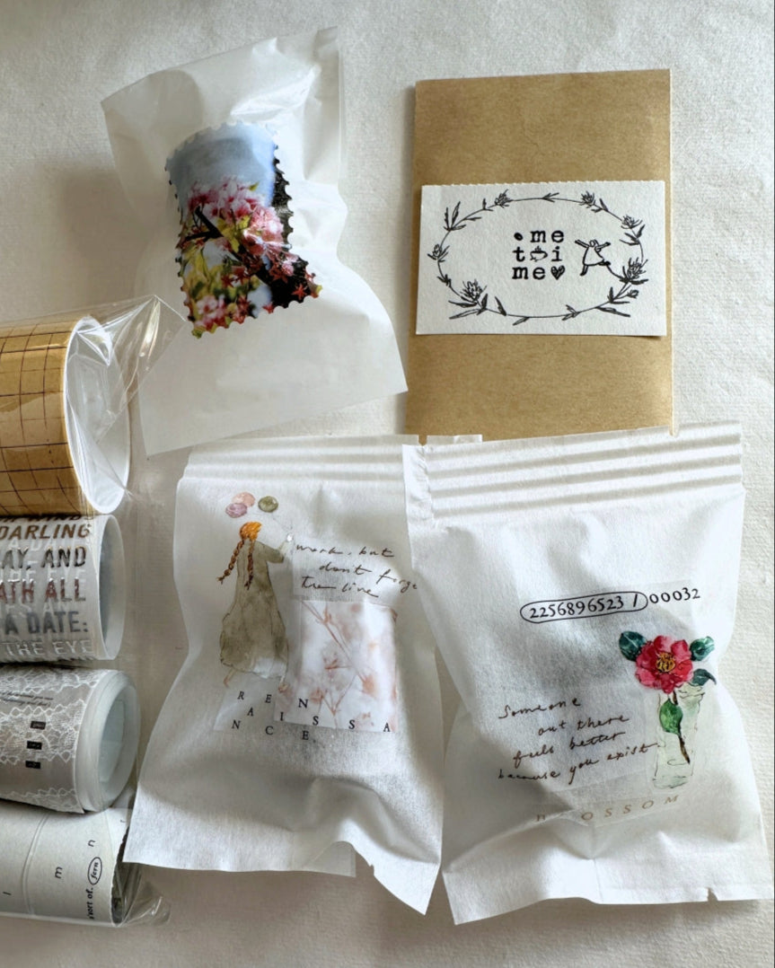 Tomato Jam Girl - Plant Light & Shadow Tape series PET tapes SAMPLES