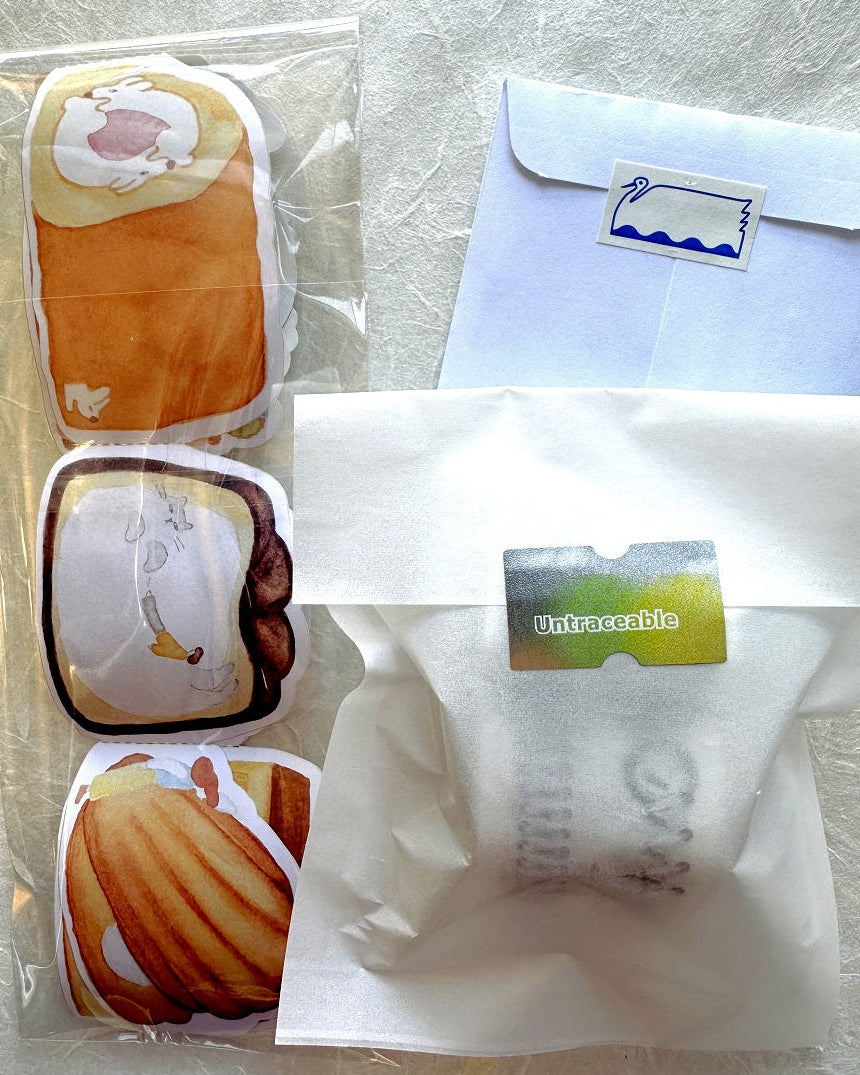 Ivy Snow x Pinkoi - Whimsical Desserts memo paper tape SAMPLES