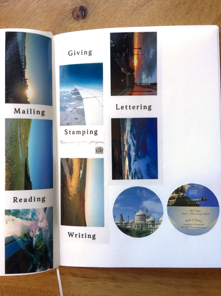 Traveling on Paper - Journey Vol. 1 Living PET tape SAMPLES