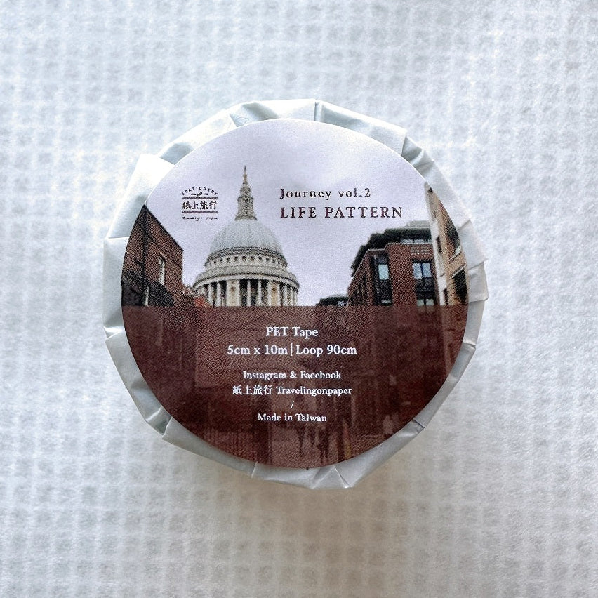 Traveling on Paper - Journey Vol. 2 Life Pattern PET tape SAMPLES