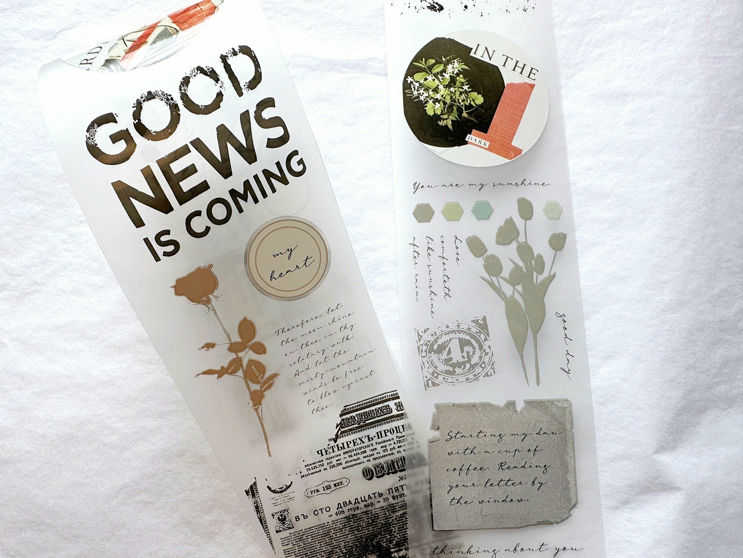 Traveling on Paper - My Dearest PET tape SAMPLES