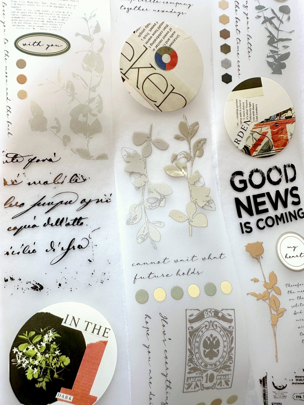 Traveling on Paper - My Dearest PET tape SAMPLES