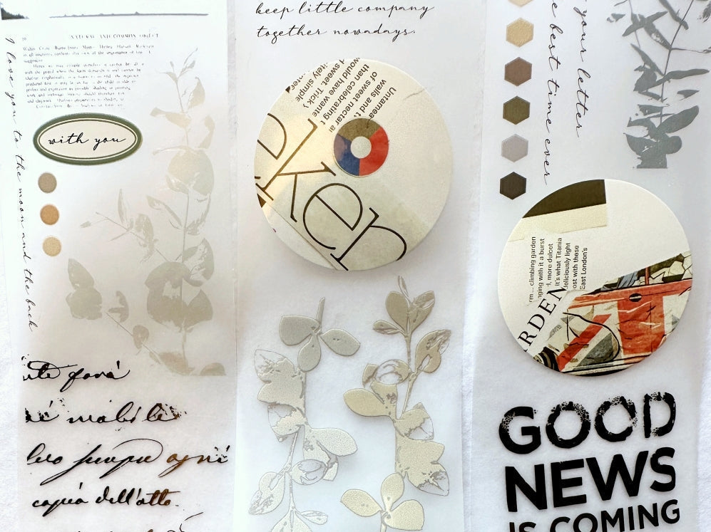 Traveling on Paper - My Dearest PET tape SAMPLES
