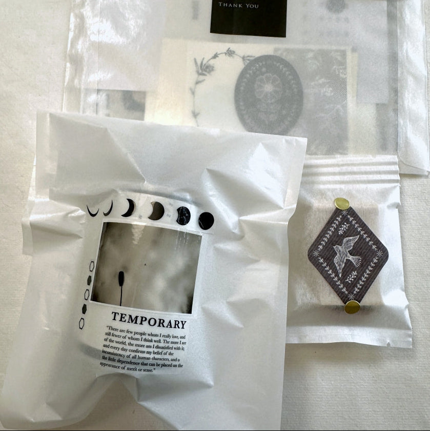 Traveling on Paper - Flower & the Moon PET tape SAMPLES