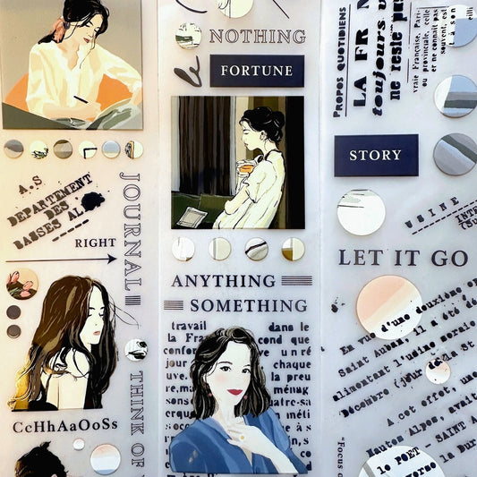 Traveling on Paper X Lan Arte - Your Moment PET tape SAMPLES