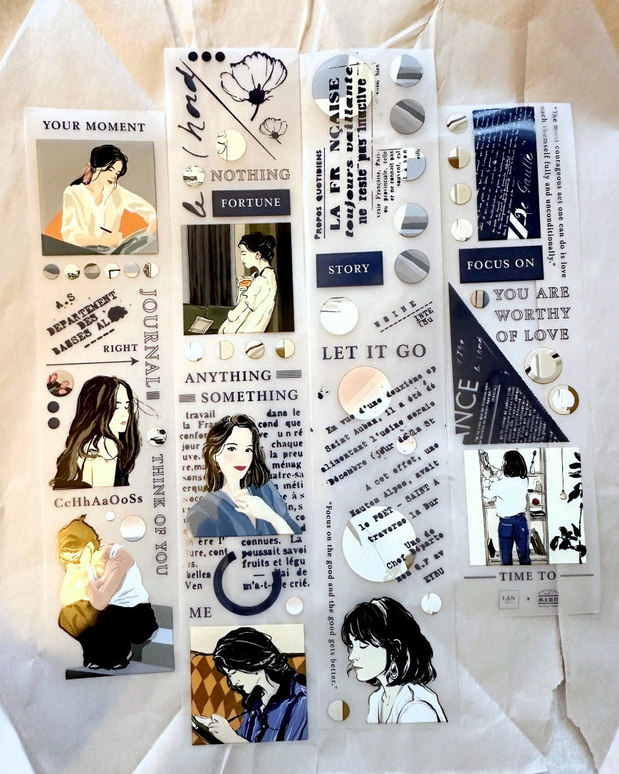 Traveling on Paper X Lan Arte - Your Moment PET tape SAMPLES