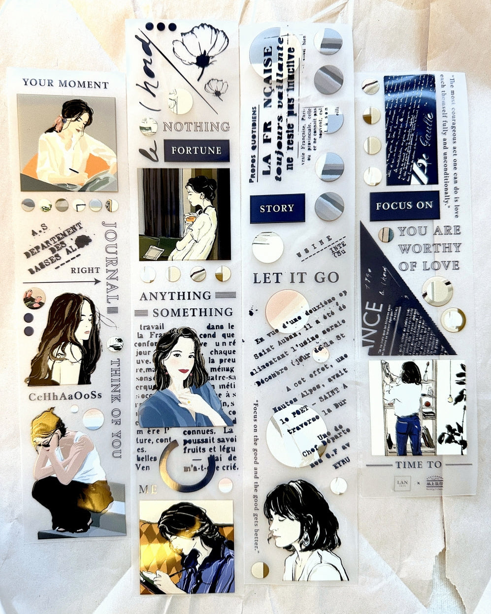 Traveling on Paper X Lan Arte - Your Moment PET tape SAMPLES