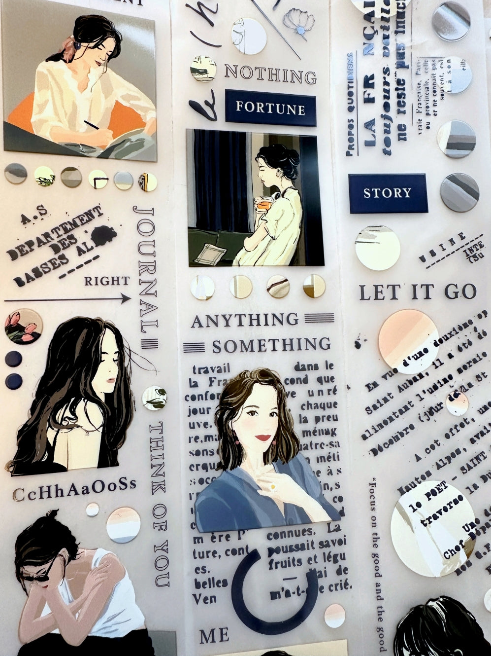 Traveling on Paper X Lan Arte - Your Moment PET tape SAMPLES