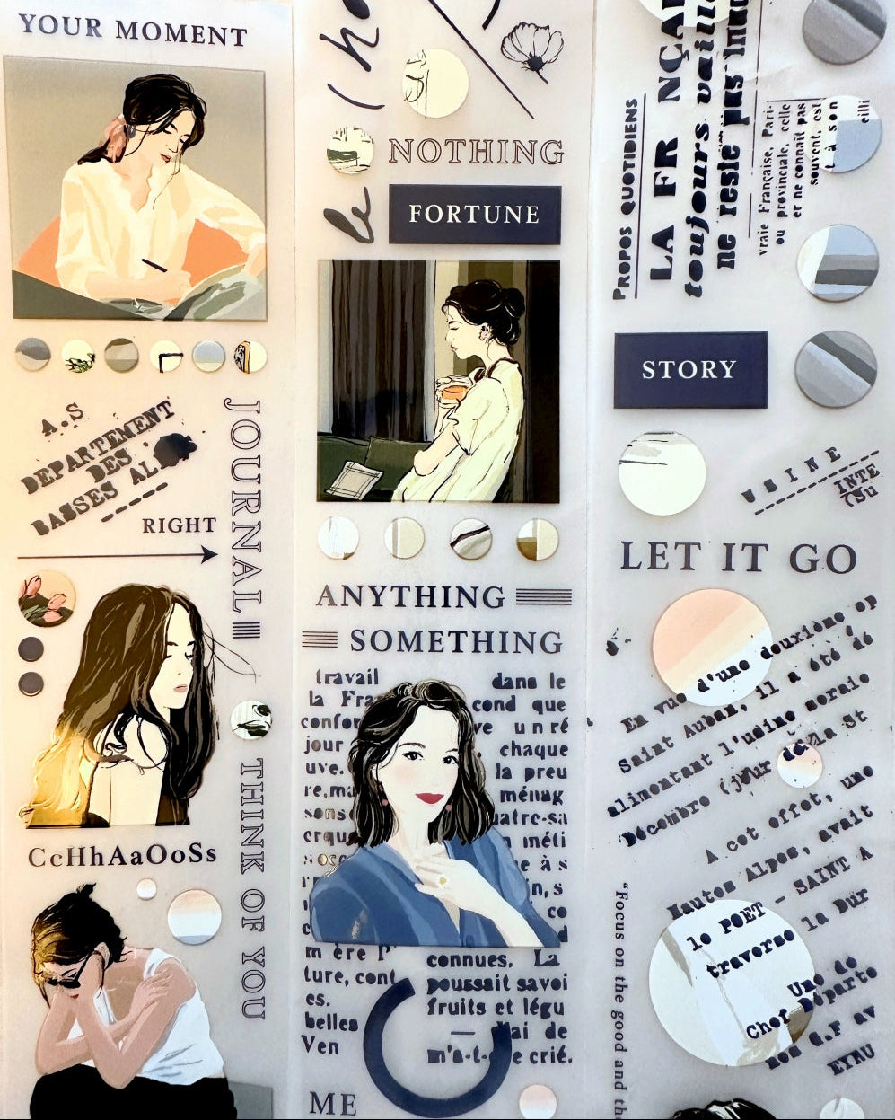 Traveling on Paper X Lan Arte - Your Moment PET tape SAMPLES