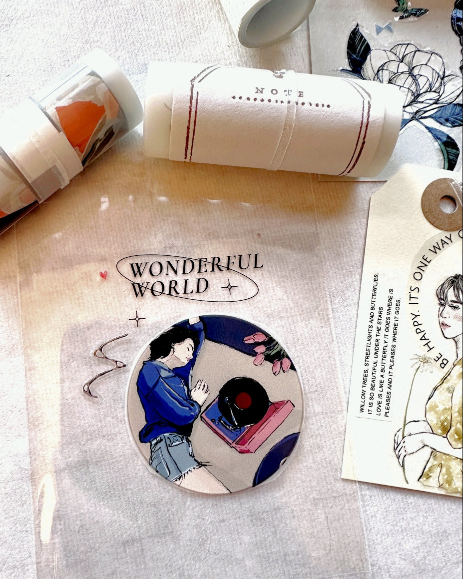 Traveling on Paper X Lan Arte - Me Time PET tape SAMPLES