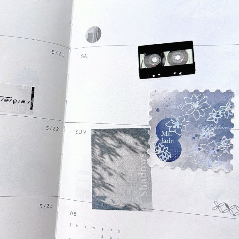 Traveling on Paper - Rainy Days kiss-cut washi tape SAMPLES