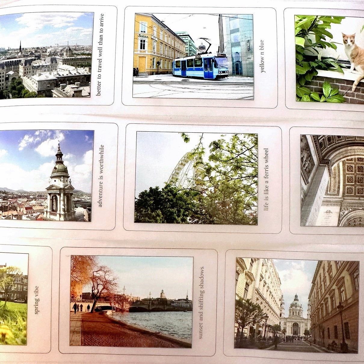 Traveling on Paper - Stay PET tape SAMPLES