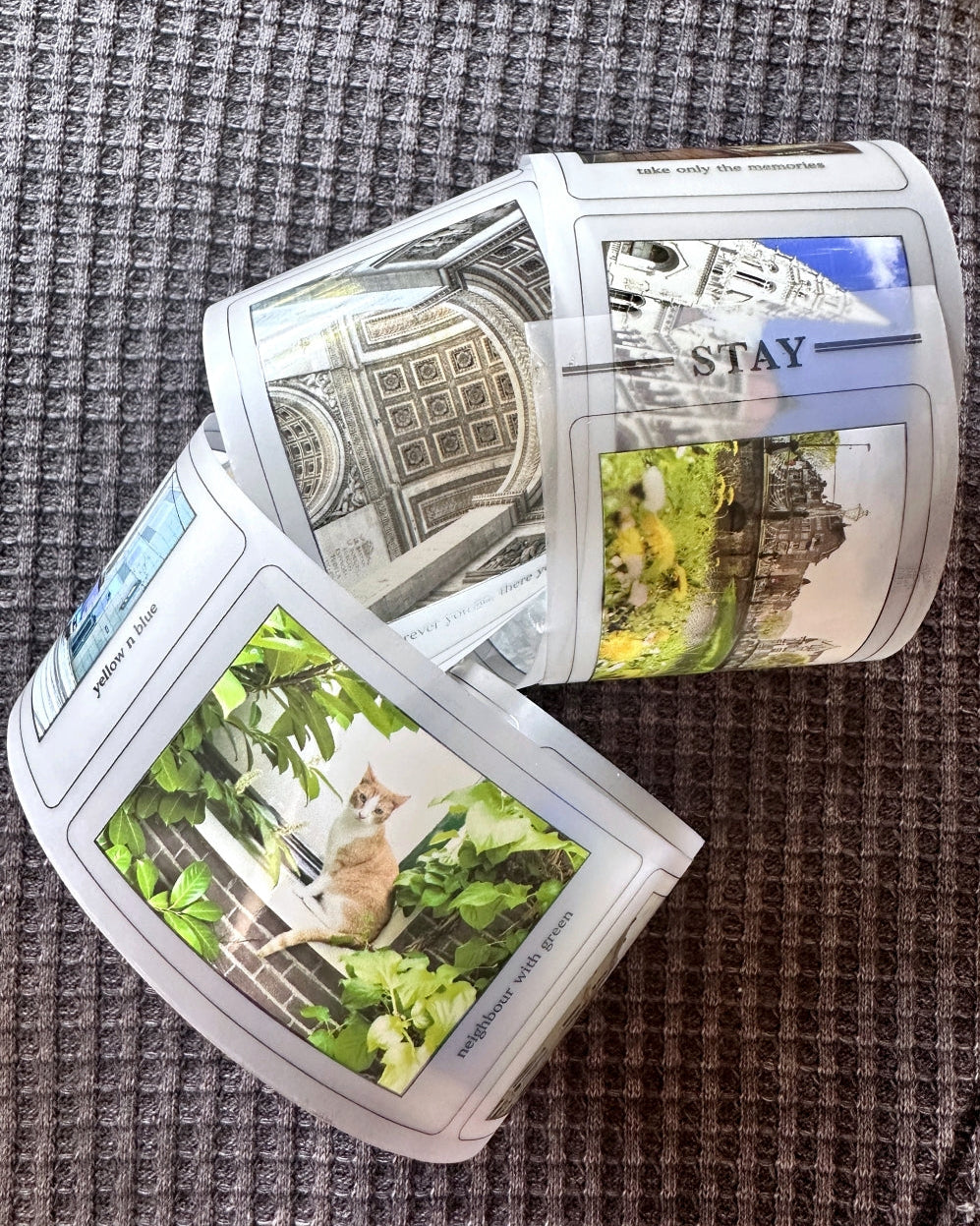 Traveling on Paper - Stay PET tape SAMPLES