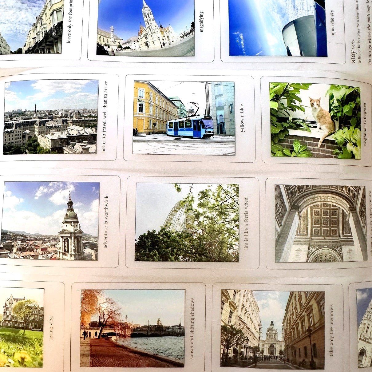 Traveling on Paper - Stay PET tape SAMPLES