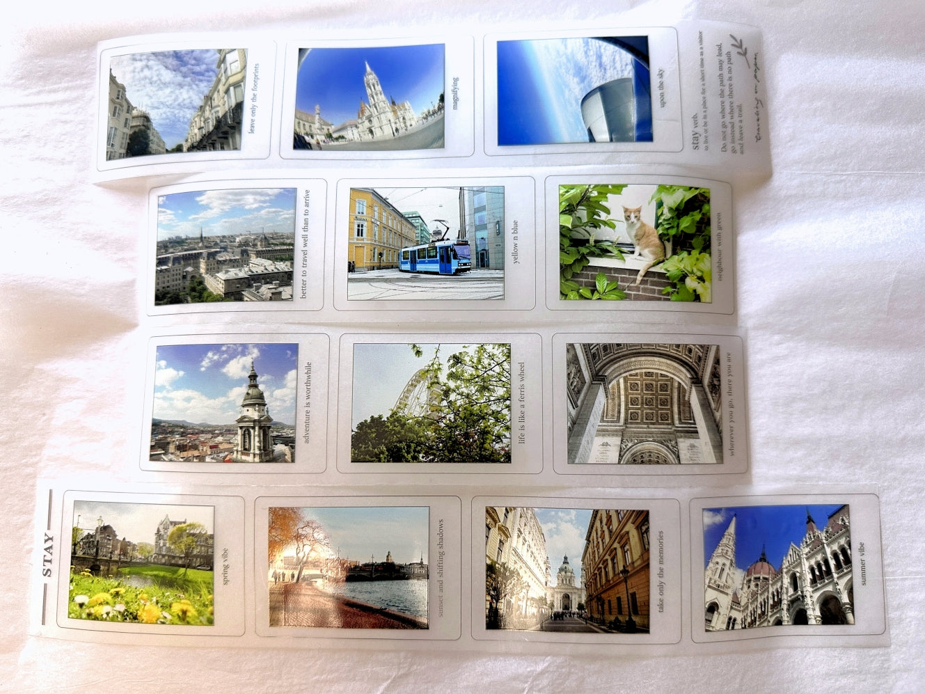 Traveling on Paper - Stay PET tape SAMPLES