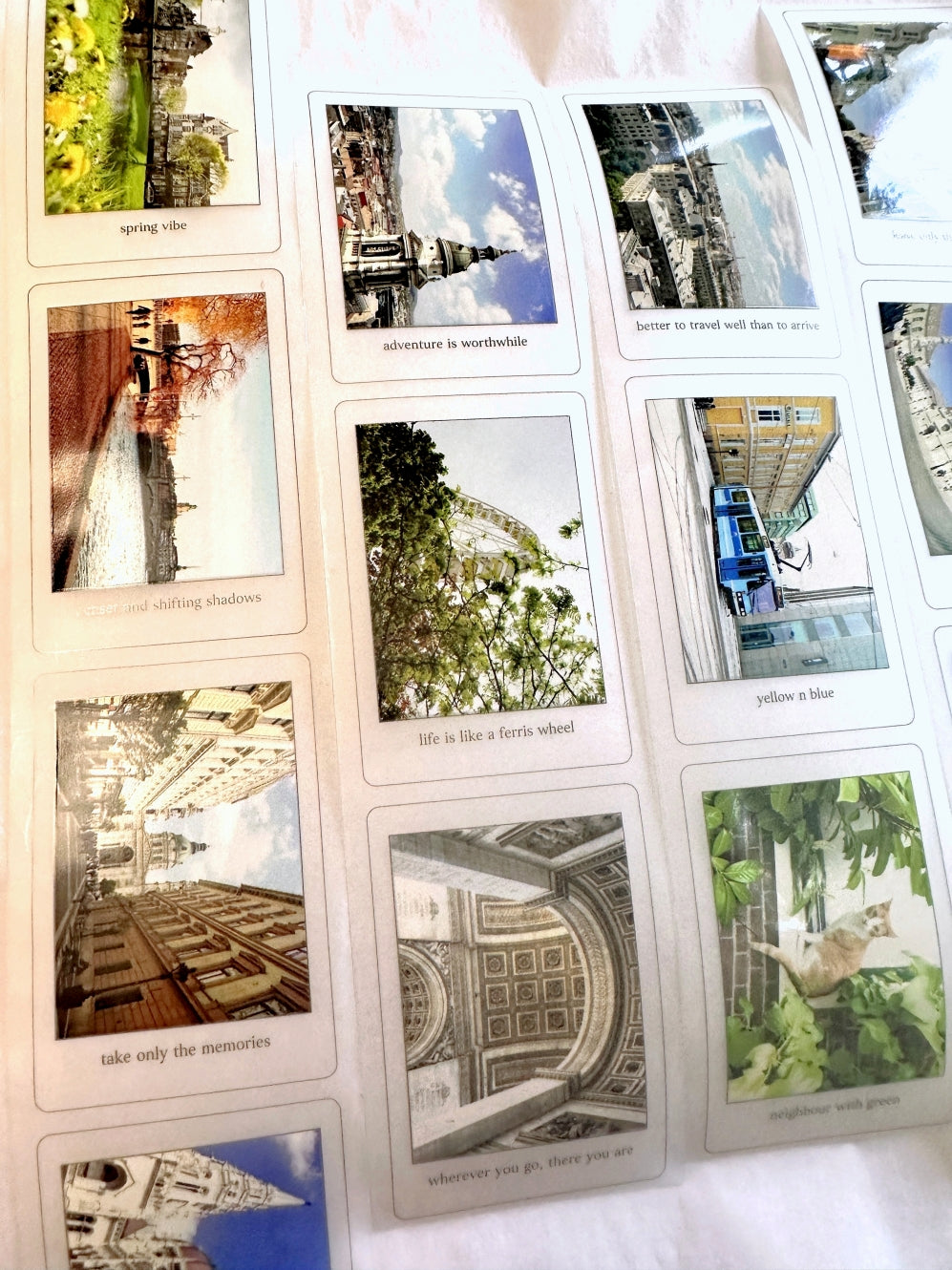 Traveling on Paper - Stay PET tape SAMPLES