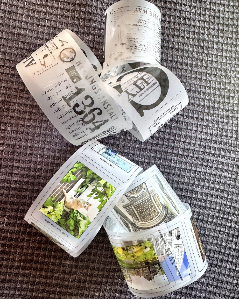 Traveling on Paper - Stay PET tape SAMPLES