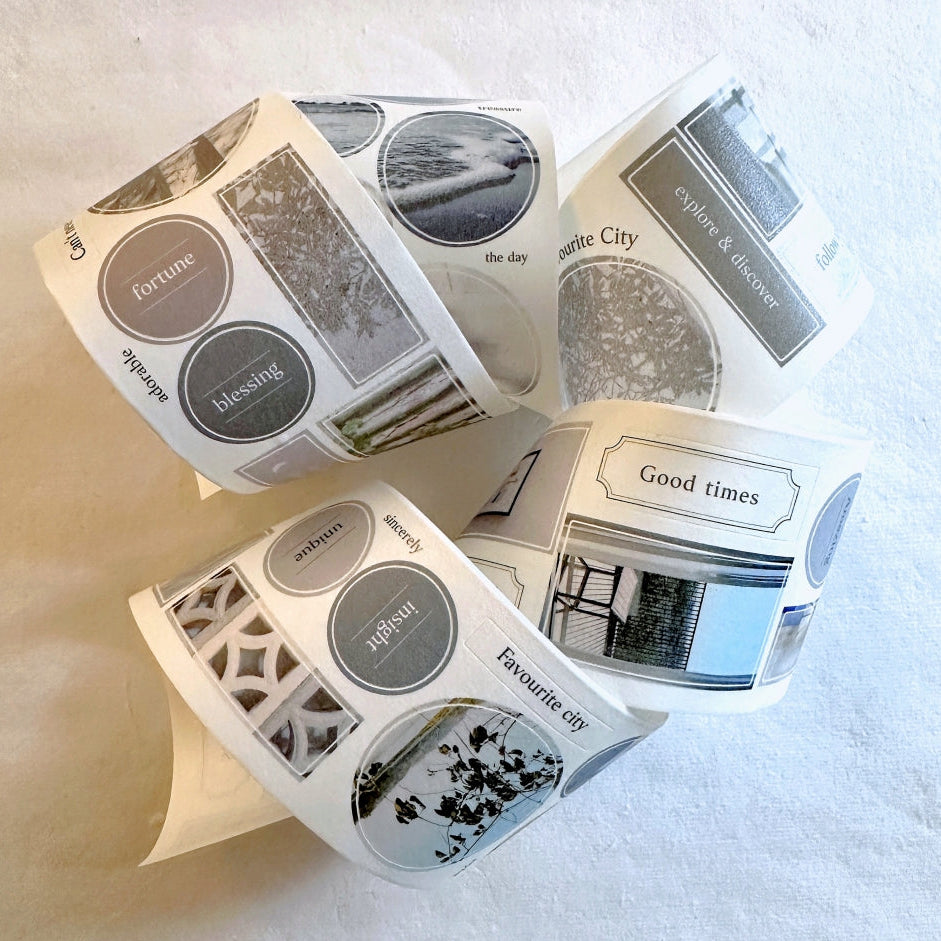 Traveling on Paper - Favourite City kiss-cut washi tape SAMPLES