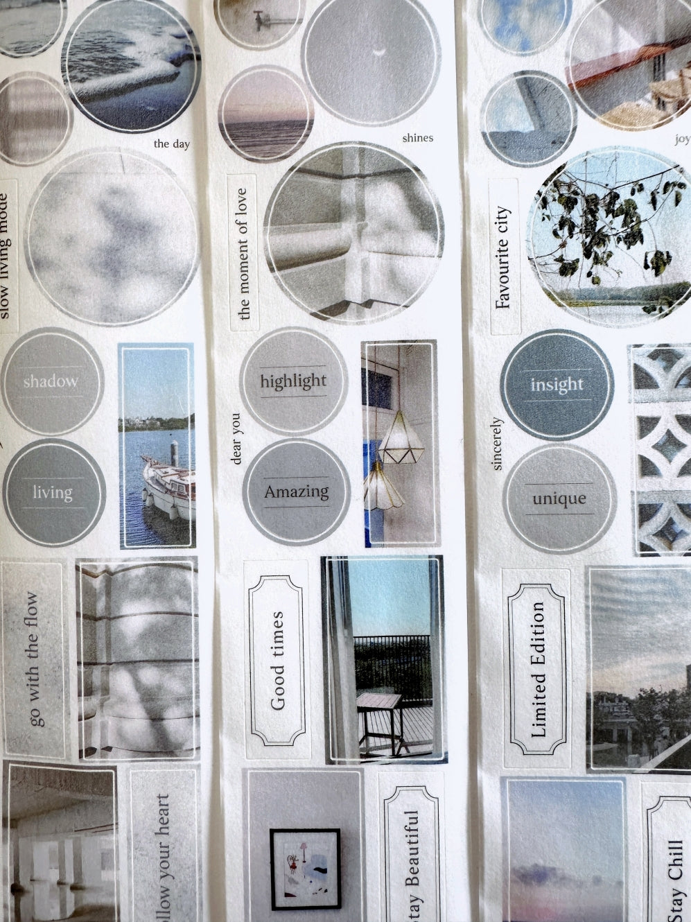 Traveling on Paper - Favourite City kiss-cut washi tape SAMPLES