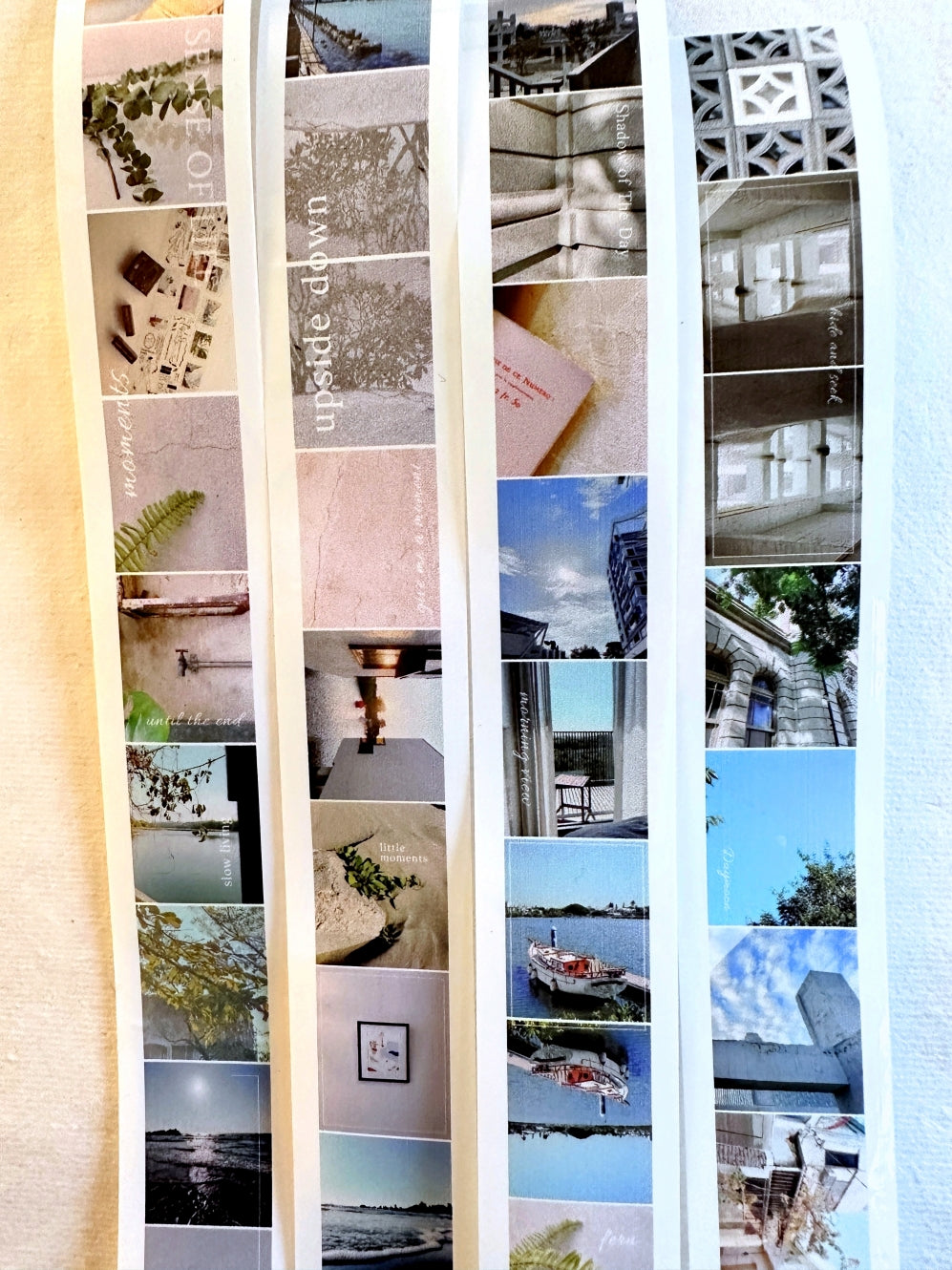 Traveling on Paper - Sense of Life: Tainan PET tape SAMPLES