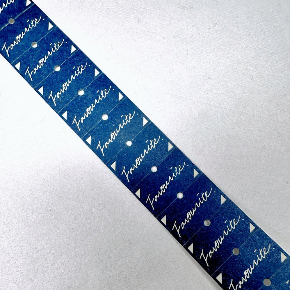Traveling on Paper - Favourite label sticker roll SAMPLES