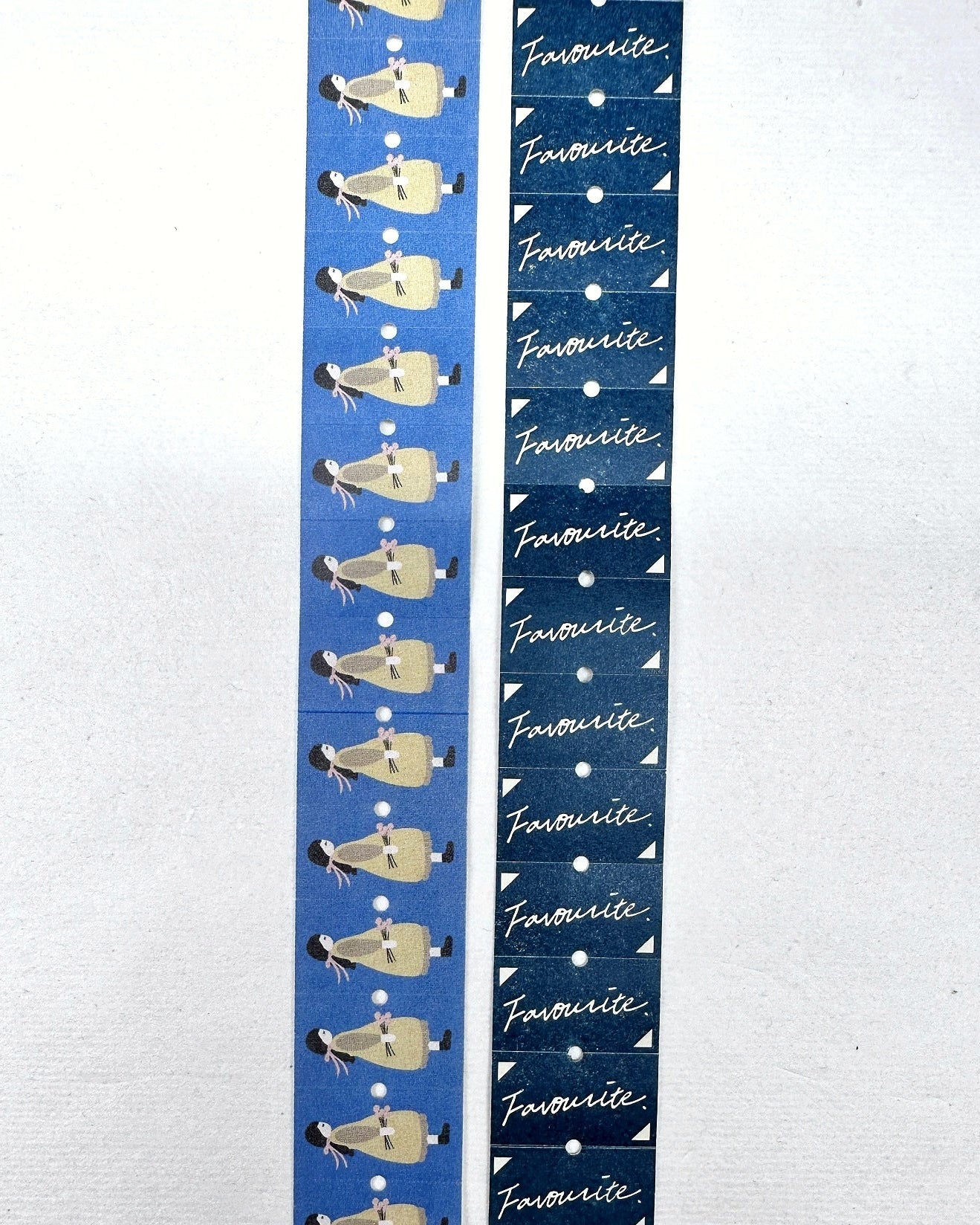 Traveling on Paper - Favourite label sticker roll SAMPLES