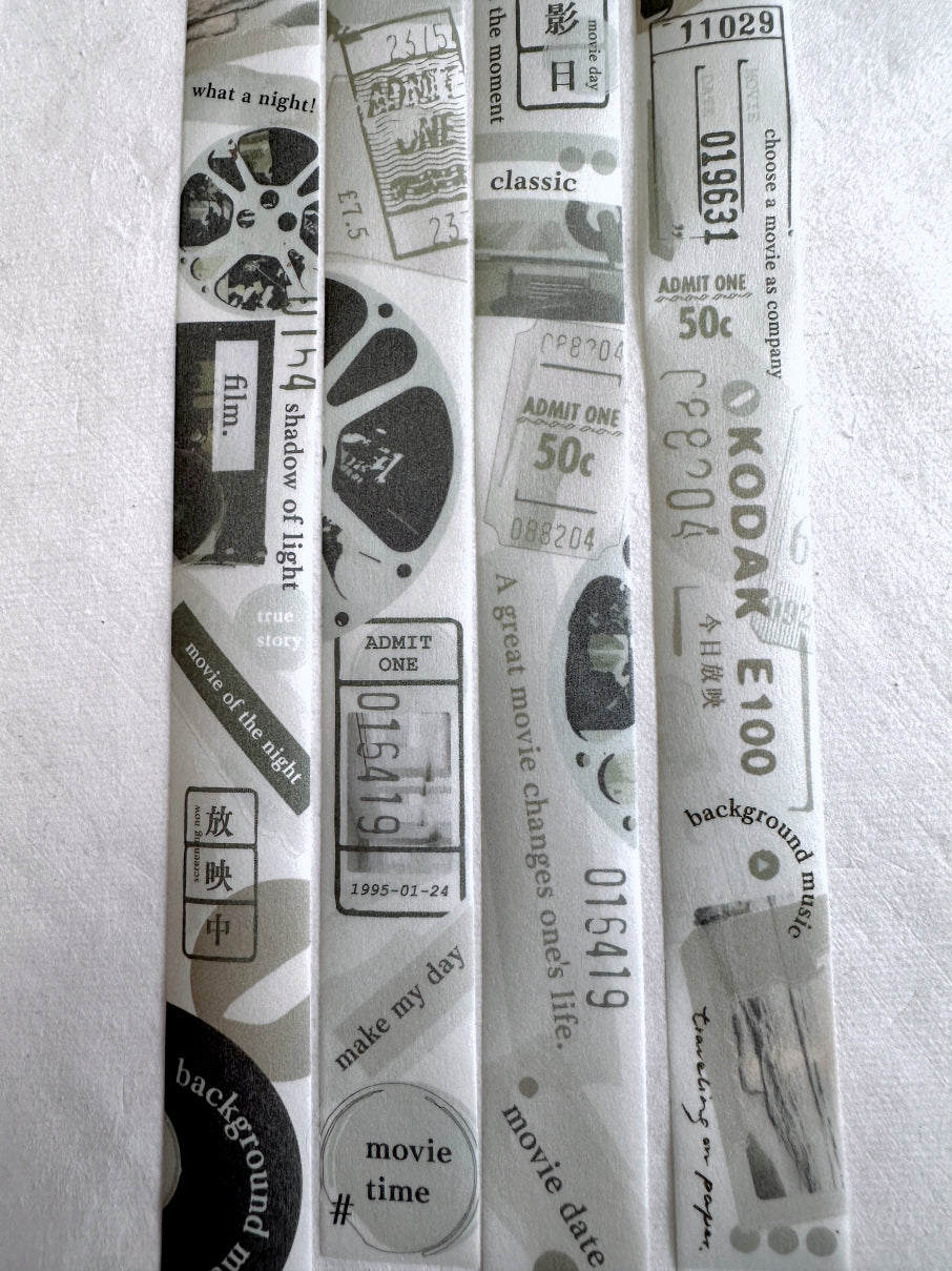 Traveling on Paper - Film Collage washi tape SAMPLES
