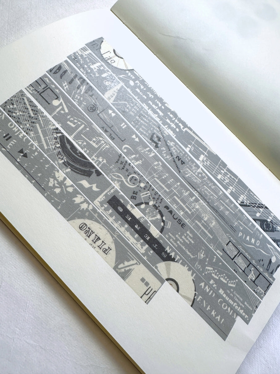 Traveling on Paper - Music Collage washi tape SAMPLES