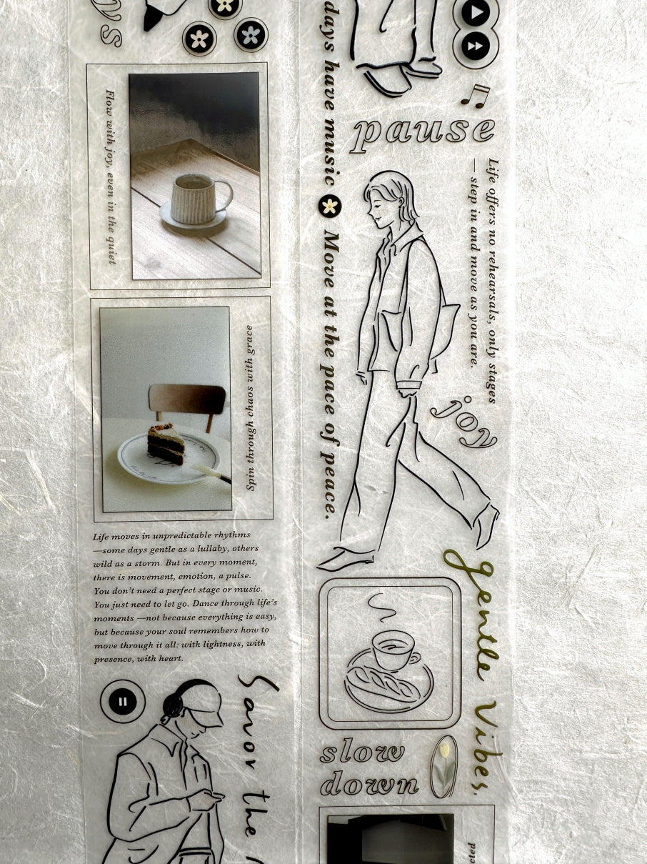 TOP Studio x Shuti - Dance Through Life's Moments PET tape SAMPLES