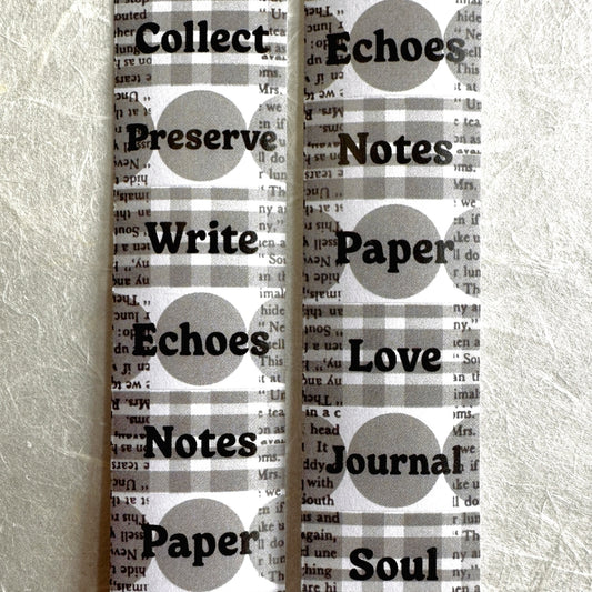 TOP Studio - Echoes of Paper label sticker roll SAMPLES