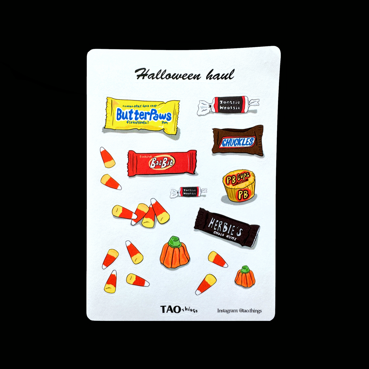 Halloween Haul - sticker sheets by TAOthings Comics