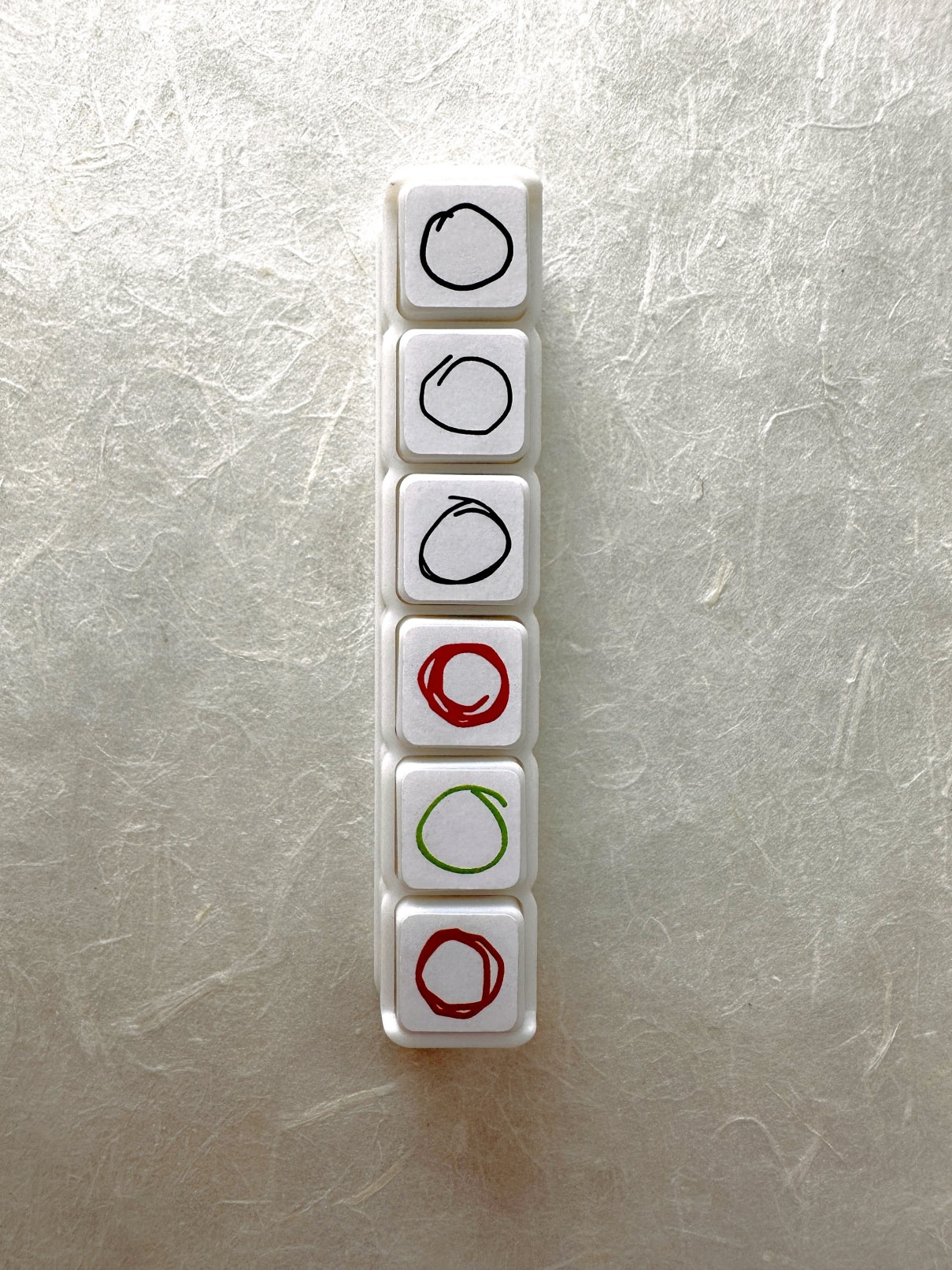 TAOthings Studio - Scribble Plan Collection - Encircle pre-inked push stamp set