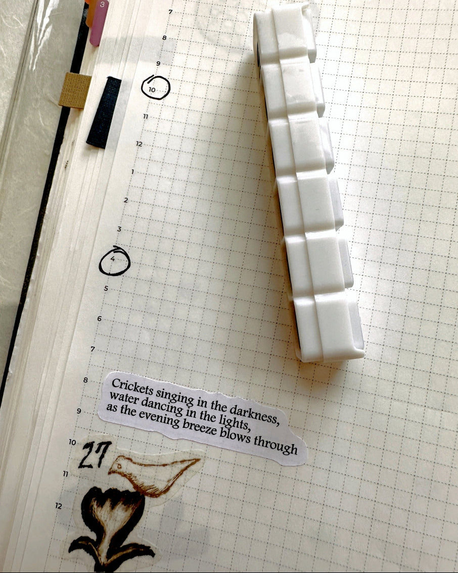 TAOthings Studio - Scribble Plan Collection - Encircle pre-inked push stamp set