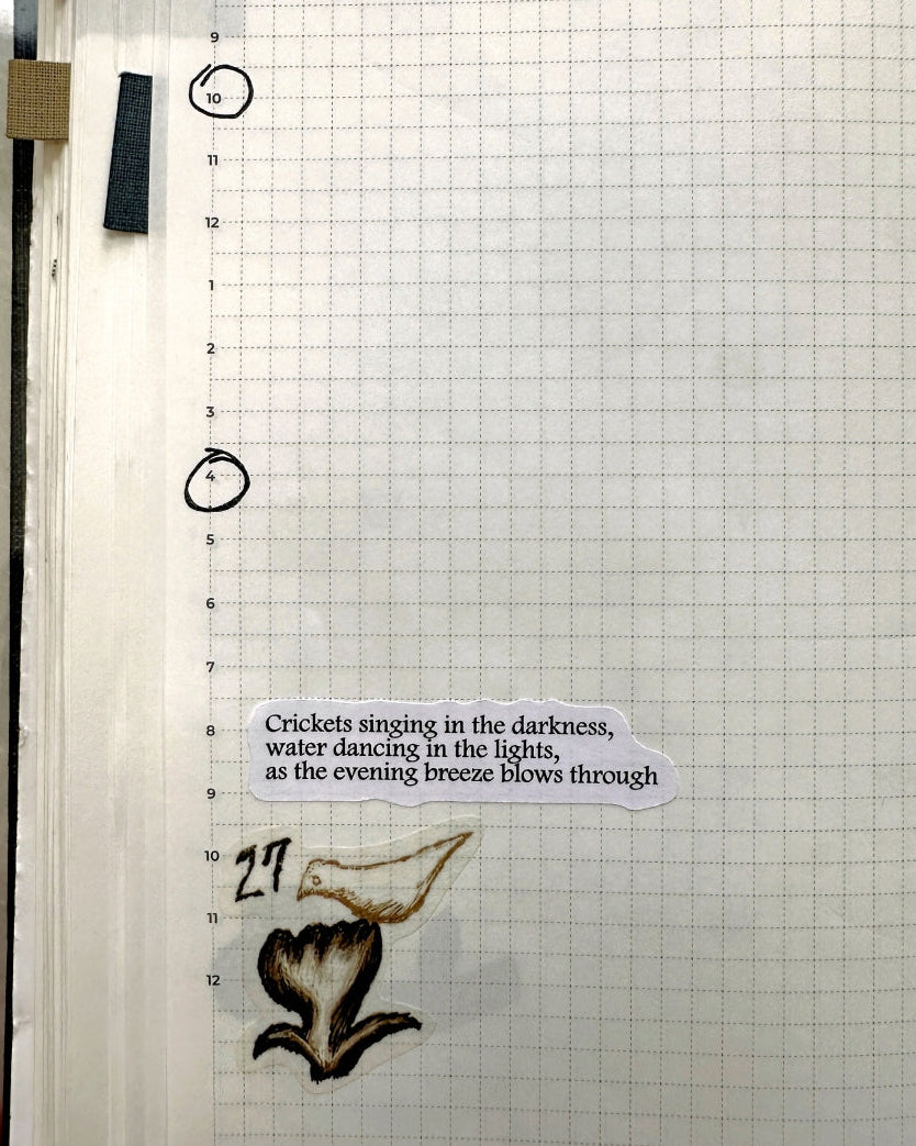 TAOthings Studio - Scribble Plan Collection - Encircle pre-inked push stamp set