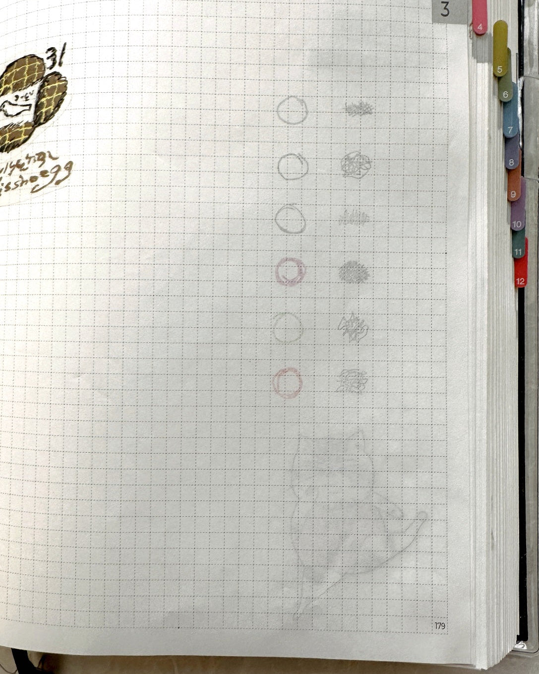 TAOthings Studio - Scribble Plan Collection - Void pre-inked push stamp set