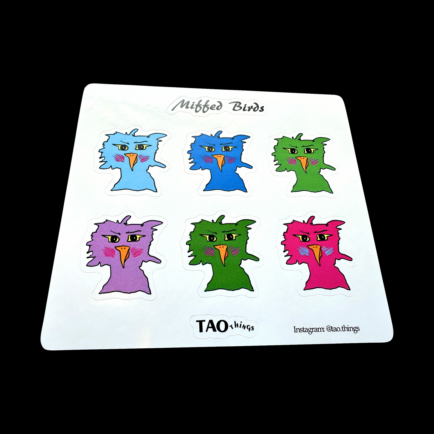 Miffed Birds - stickers by TAOthings Comics