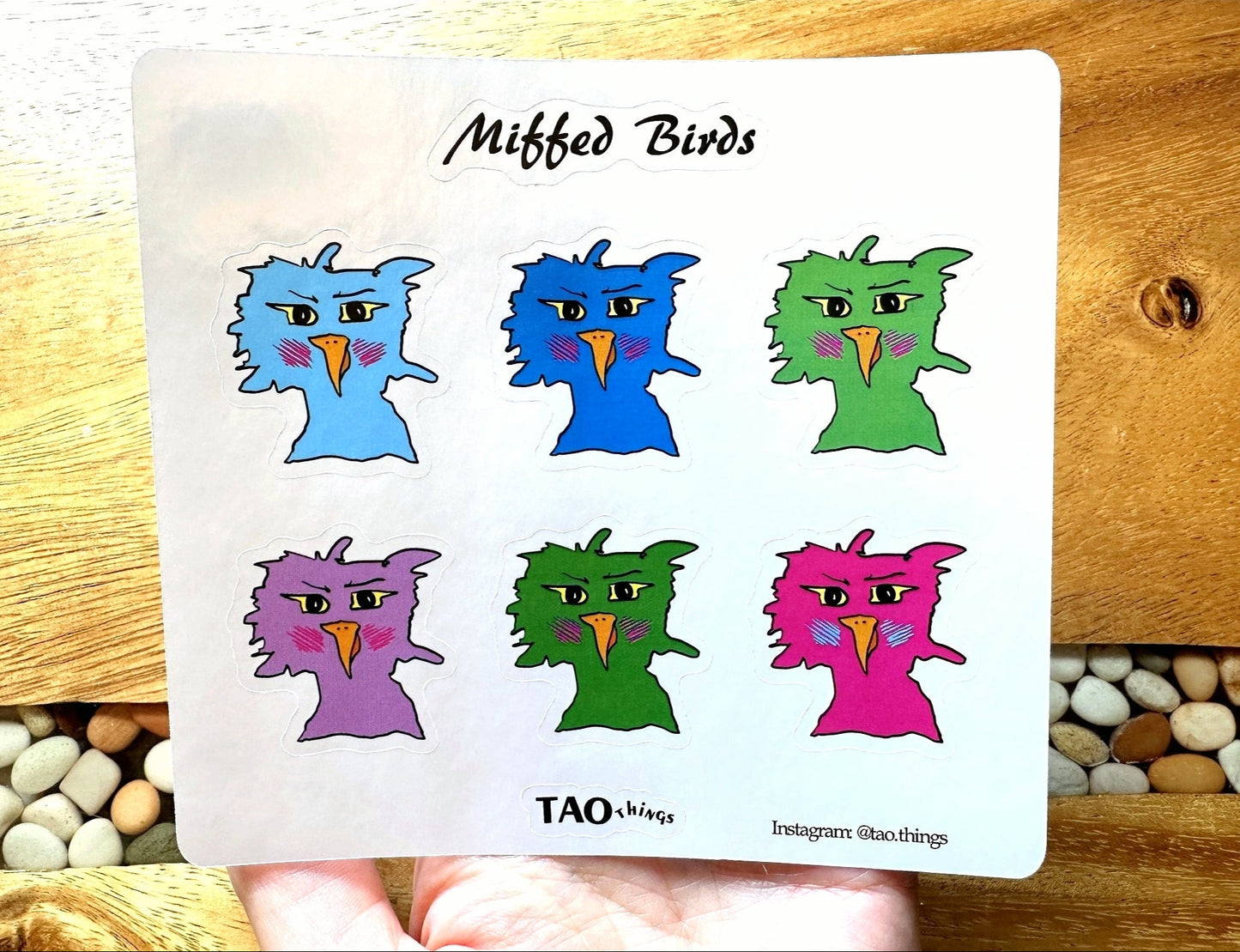 Miffed Birds - stickers by TAOthings Comics