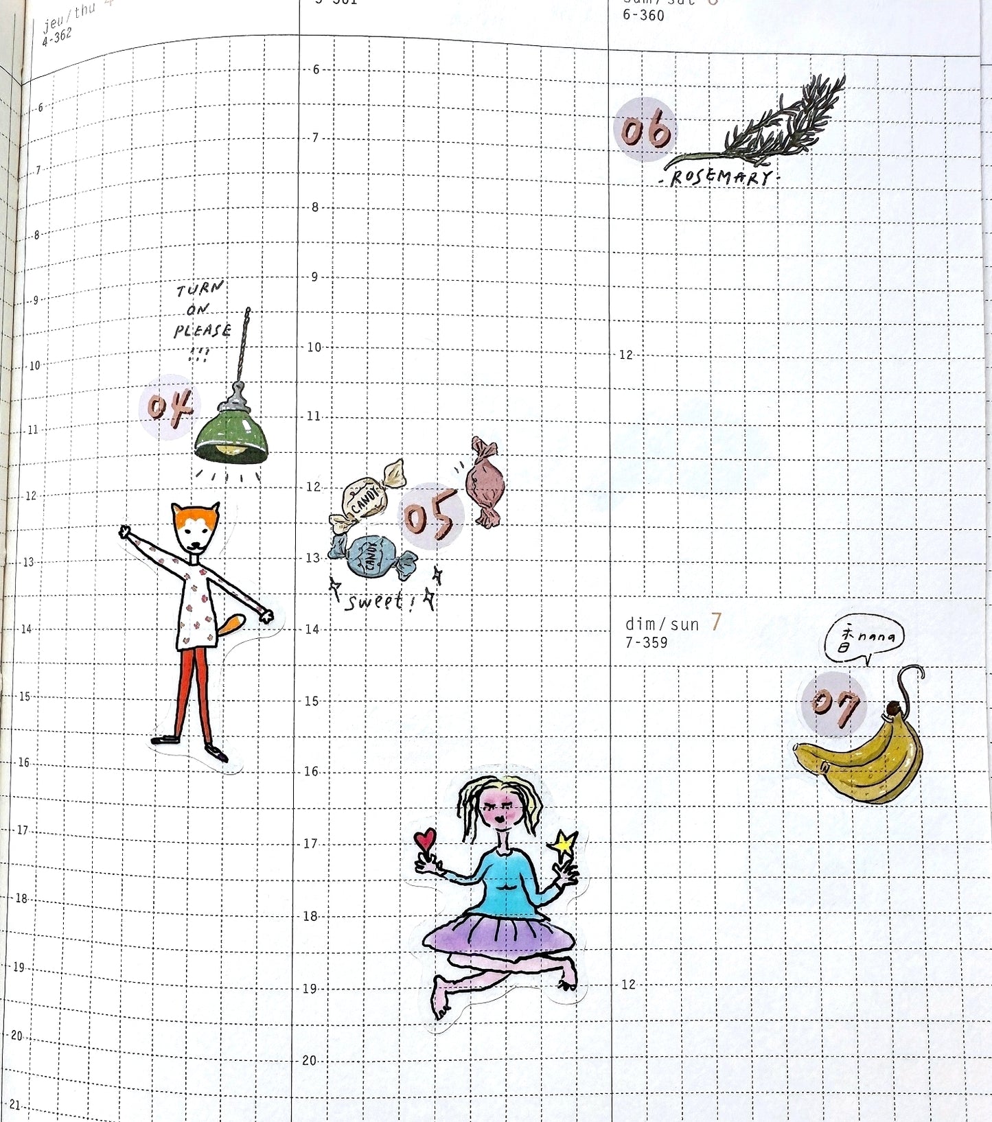 Saturday 'Toons - sticker sheets by TAOthings Studio