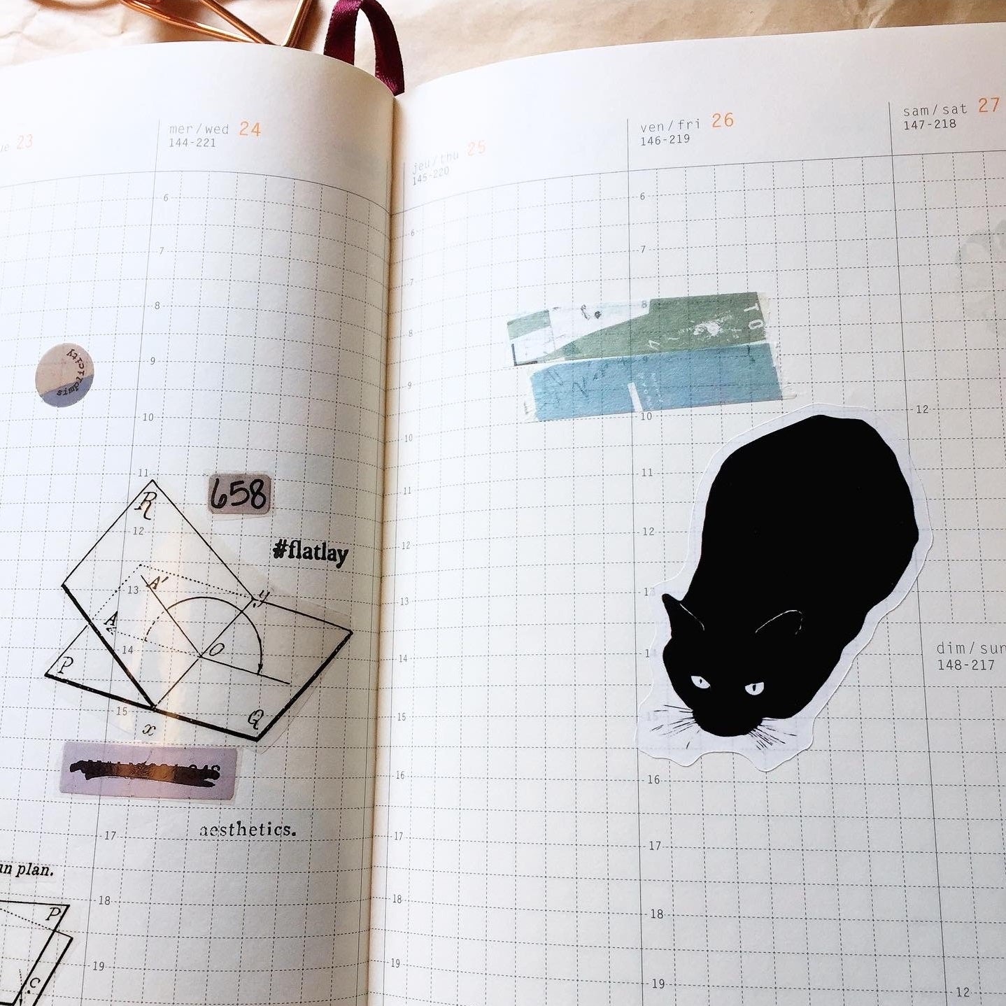 Black Cat - sticker series by TAOthings Studio