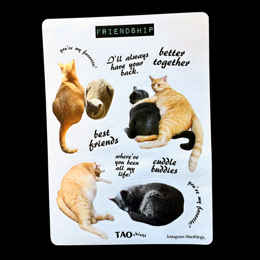 Cat BFF - sticker series by TAOthings Studio