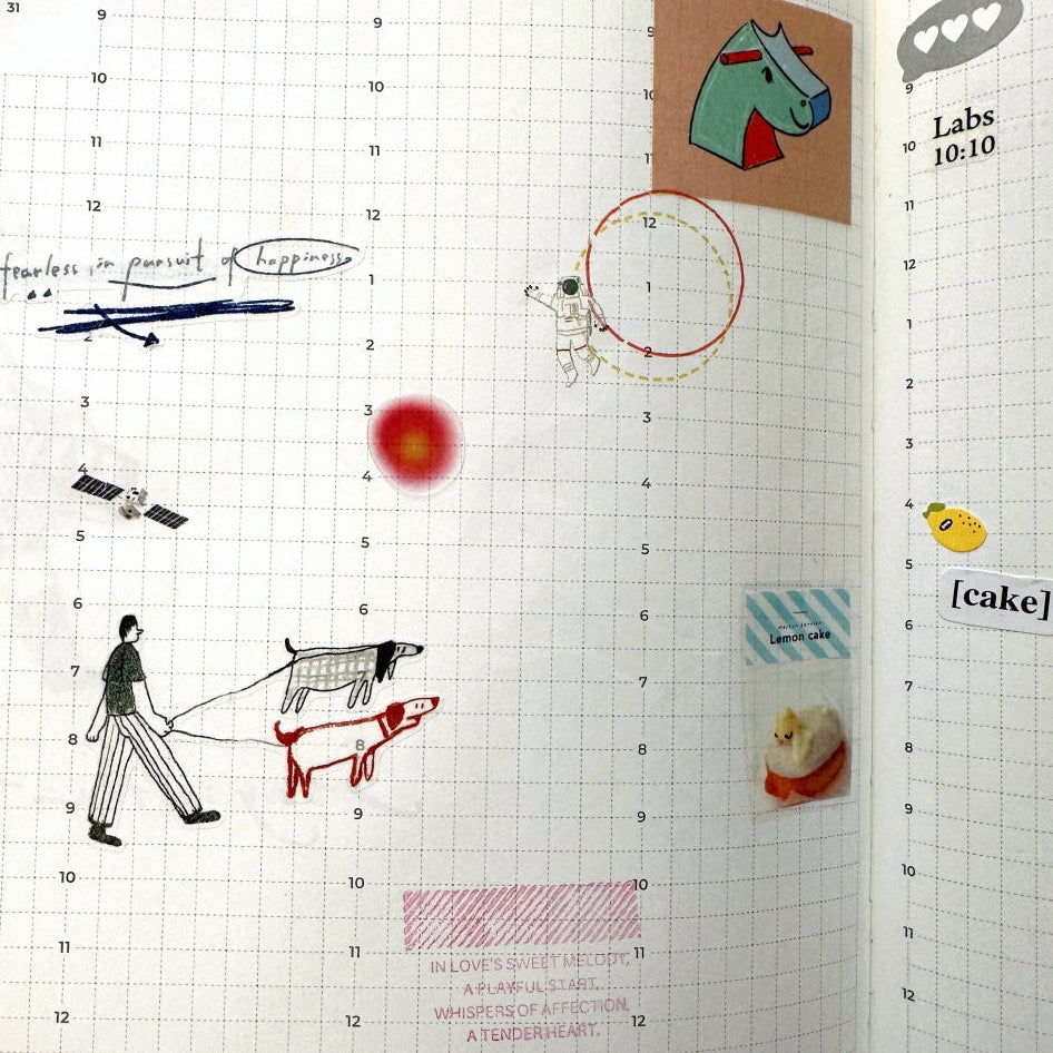 Spray Color - clear sticker sheet by TAOthings Studio
