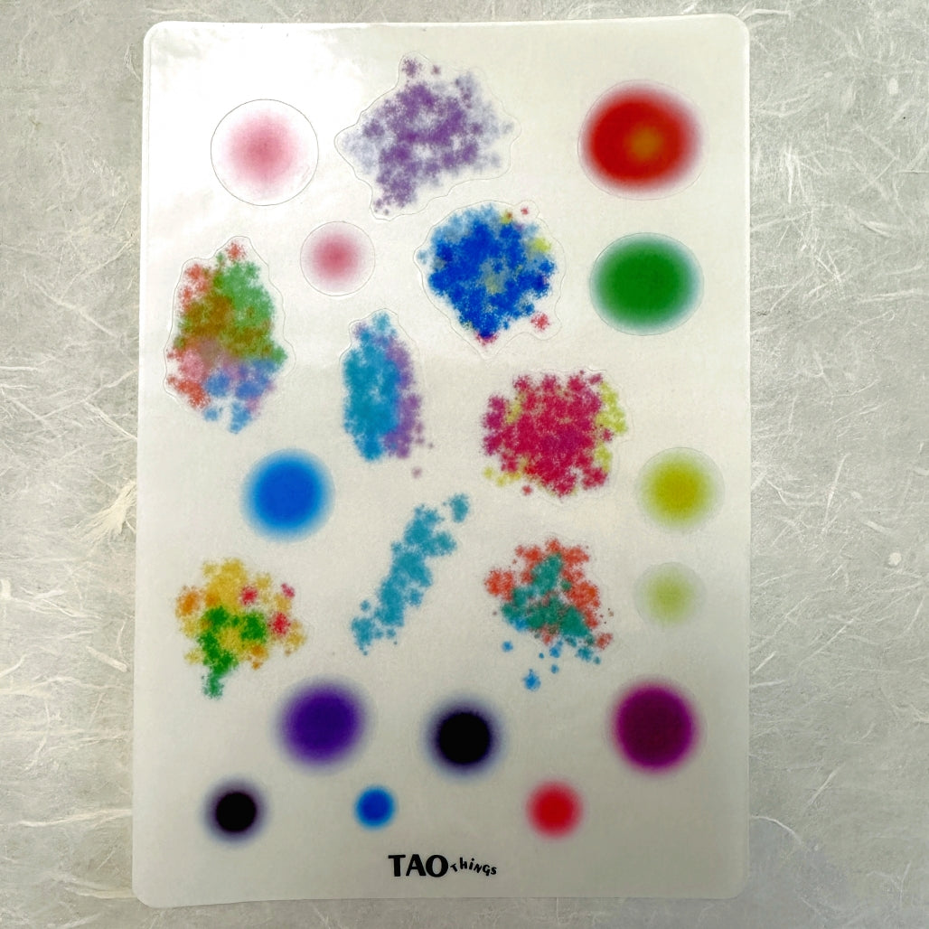Spray Color - clear sticker sheet by TAOthings Studio