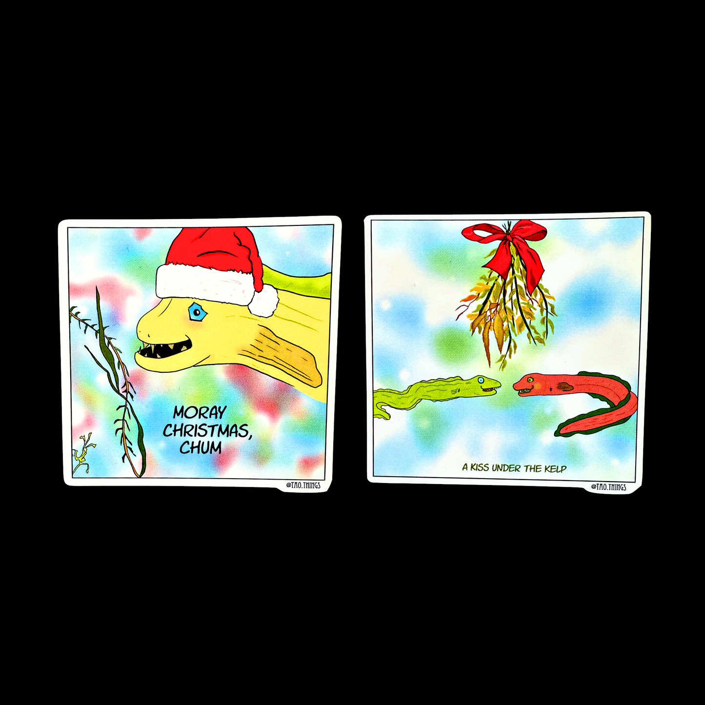 Moray Christmas - stickers by TAOthings Comics