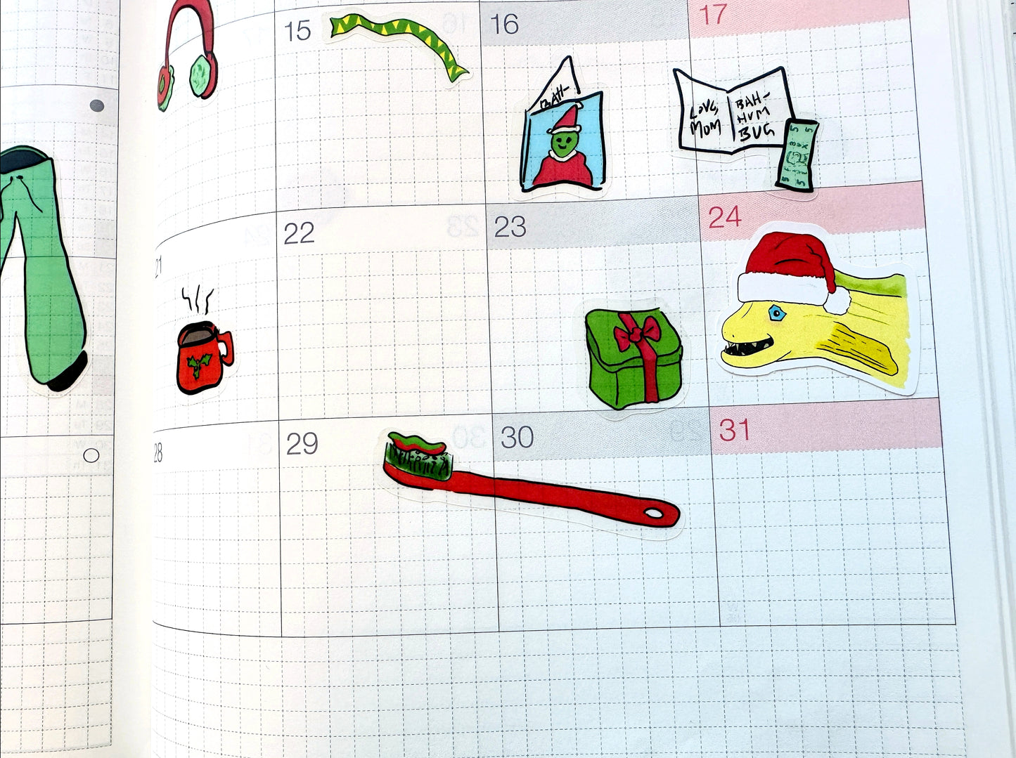 Christmas Chillin' - sticker sheet by TAOthings Comics