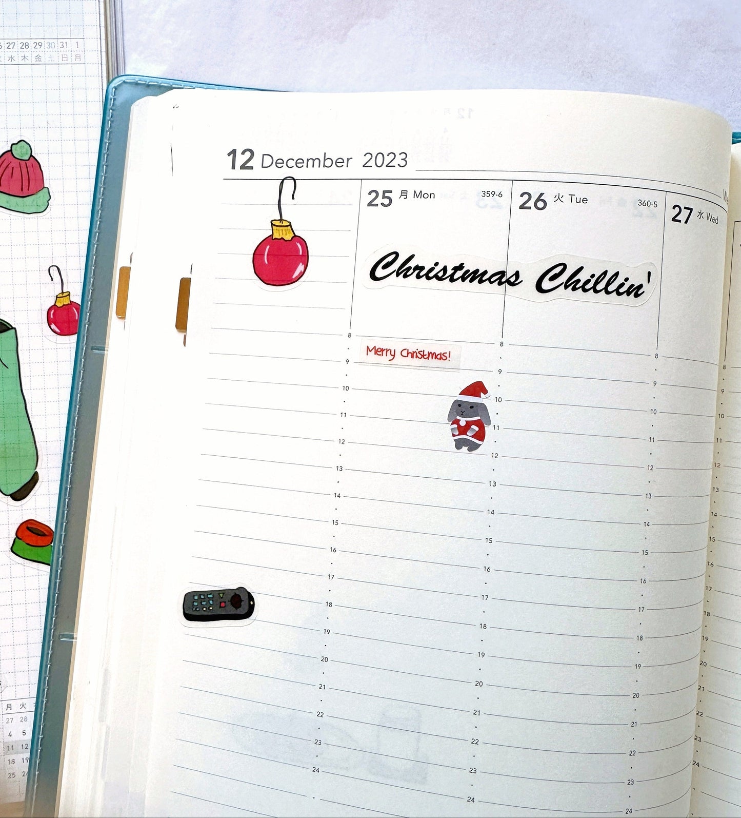 Christmas Chillin' - sticker sheet by TAOthings Comics