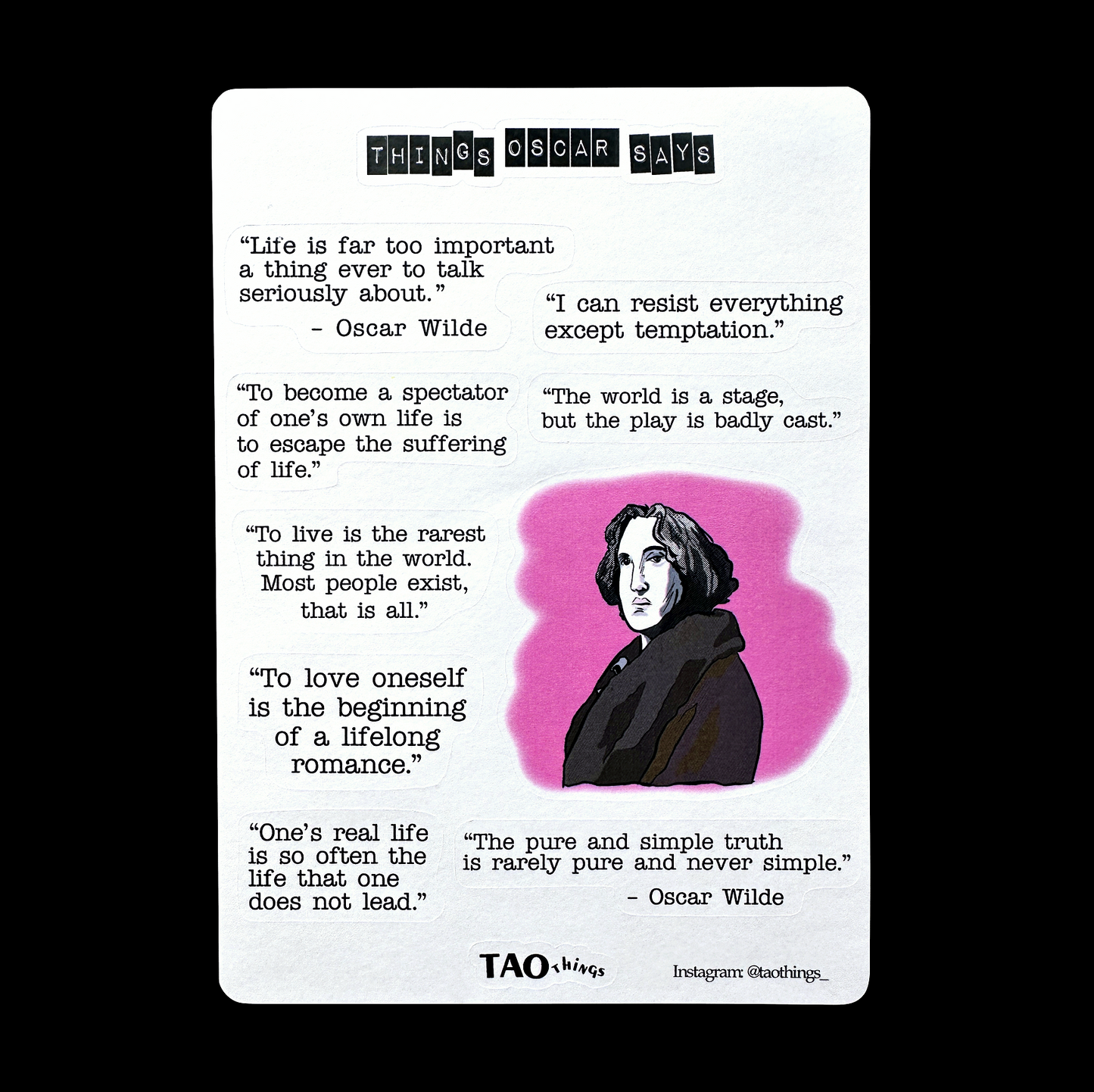 Wilde Wit - sticker sheet by TAOthings Studio