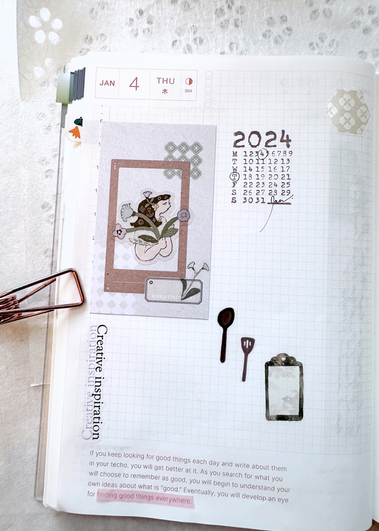 Daily Pages - sticker sheet by TAOthings Studio