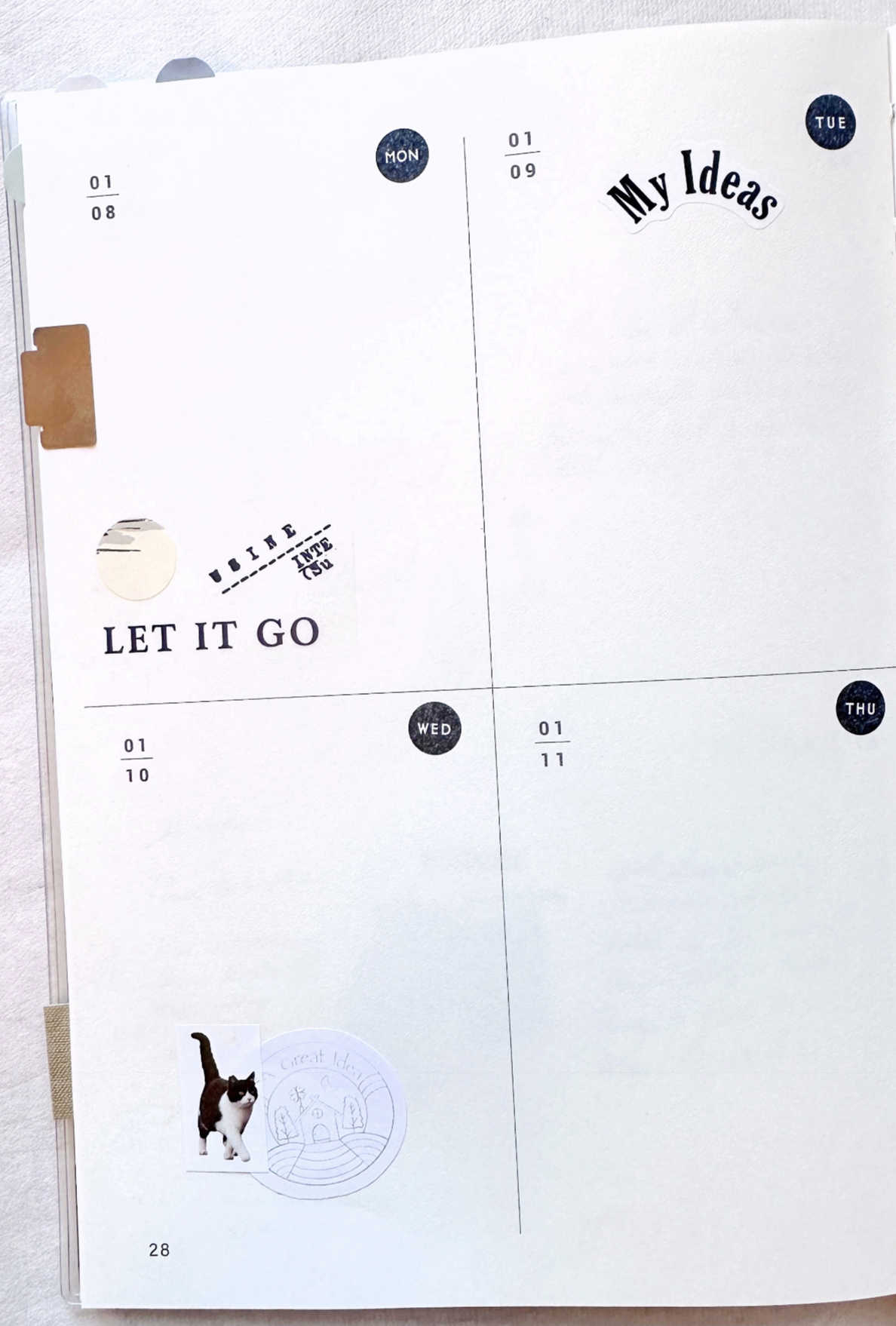 Daily Pages - sticker sheet by TAOthings Studio