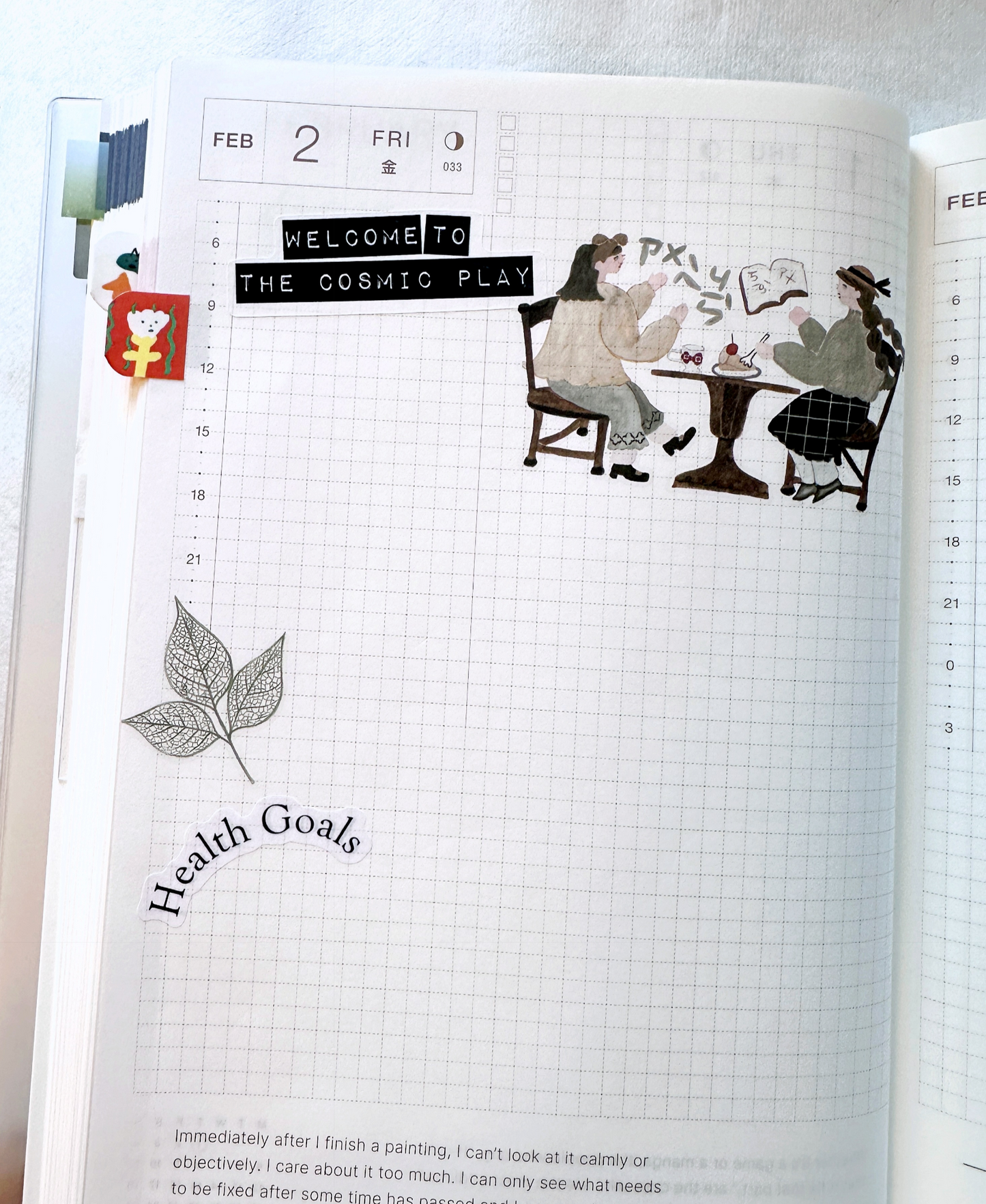 Daily Pages - sticker sheet by TAOthings Studio
